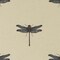 1 Yard Azure Teal Eden Upholstery Fabric Animal/Insects Print